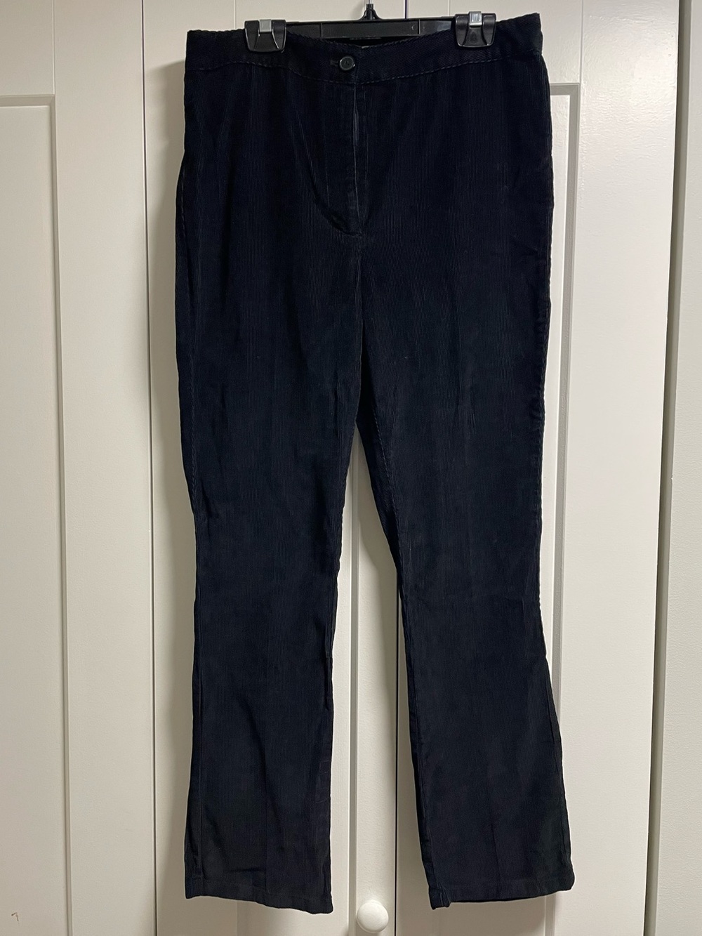 NEW Sunday Best Aritzia Fine Corduroy Kick Flare Pants Black 10